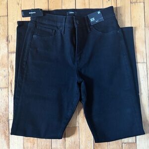 Express Black '90s Slim High Rise Jeans